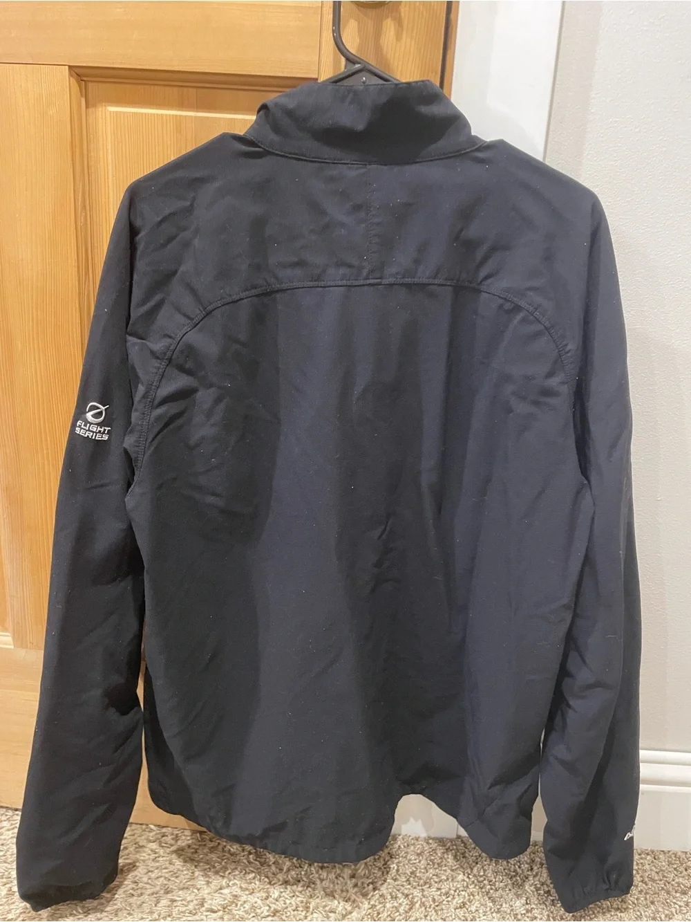 The North Face flight series Black Men's Windbreaker Half-Zip Jacket